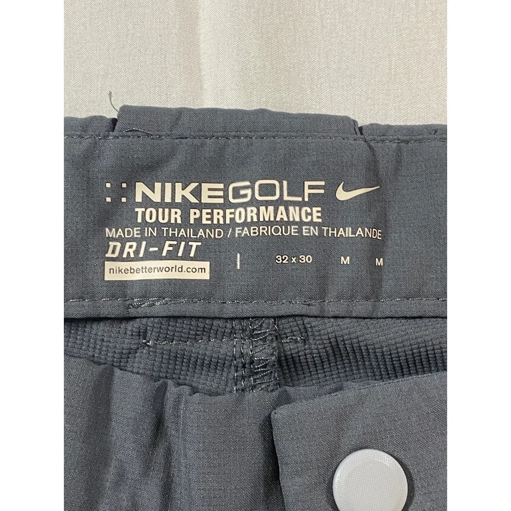 Nike‎ Golf Tour Performance Dri-FIT Mens Pants 32x30 Charcoal Grey Straight Leg